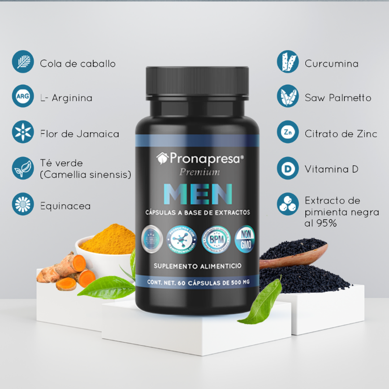 Ingredientes de Pronapresa Premium MEN