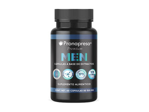 Pronapresa Premium Men Suplemento alimenticio para hombres a base de extractos para mayor biodisponibilidad