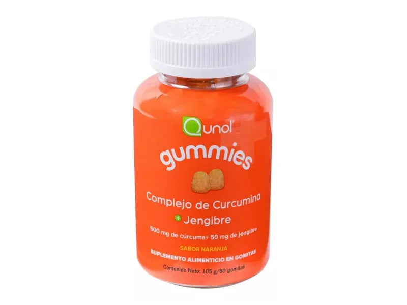 Qunol Gummies Complejo de Curcumina y Jengibre
