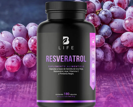 Resveratrol B Life Suplemento Alimenticio Natural Antioxidante