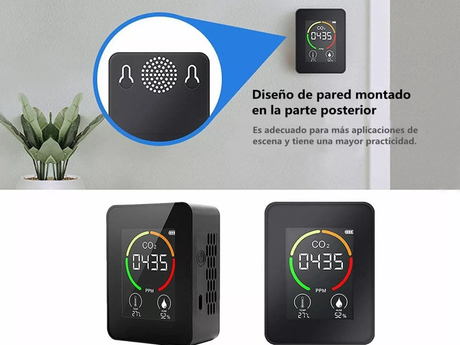 Medidor de CO2, Pronapresa, Herramientas de Diagnostico y Salud, Medidor de temperatura, Calidad de aire