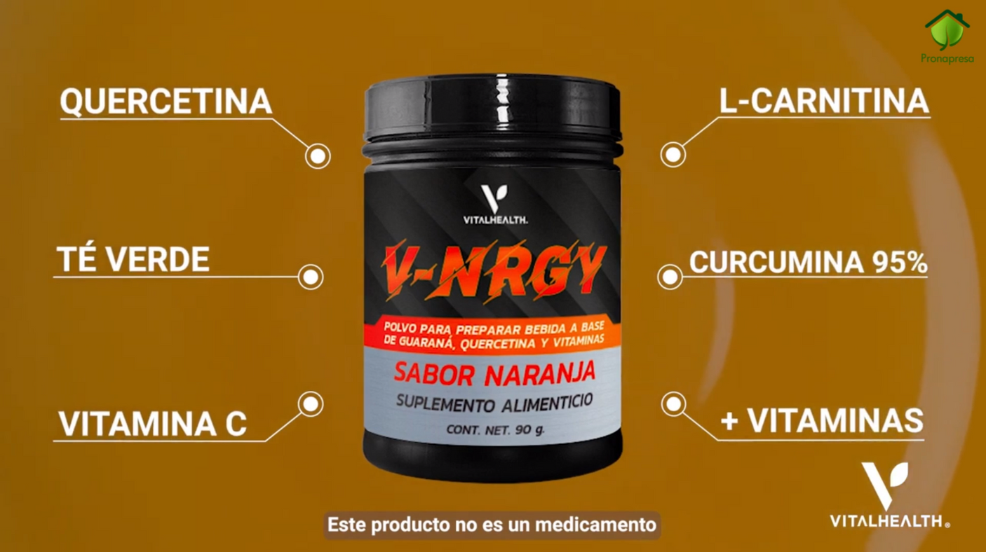Ingredientes de V-NRGY de VitalHealth Global