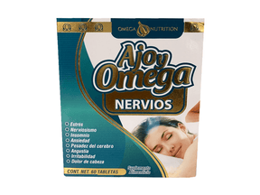 Ajo y Omega Nervios - Tienda Naturista Pronapresa - Ajo, ajo y omega, analgésicas, Analgésico, angustia, ansiedad, Complementos Alimenticios, dolor, dolor de cabeza, Dolores, estrés, Flor de azahar, Flor de manita, Hojas de naranjo, insomnio, irritabilidad, nervios, nerviosismo, omega, omega 3, Pasiflora, pesadez en el cerebro, productos naturales, sistema nervioso, Suplementos Alimenticios, Toronjil blanco, Tumba vaquero, valeriana, Yocoxochil