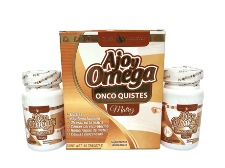 Beneficios del ajo y omega onco quistes 