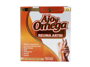Ajo y Omega Reuma Artri - Tienda Naturista Pronapresa - Ajo, Ajo Rey, Ajo y Omega, ajo y omega reuma artri, analgésicas, Analgésico, articulaciones, Artritis, Axocopaque, Calambre, Calambres, Cartílago de Tiburón, Chichicastle, Complementos Alimenticios, dolor, Dolor articular, Dolor muscular, Dolor muscular y articular, Dolores, Glucosamina, Gota, inflamacion, Matarique, Nervio ciatico, Obstáculo, omega, omega 3, productos naturales, Reumatismo, Semilla de uva, Suplementos Alimenticios, Árnica