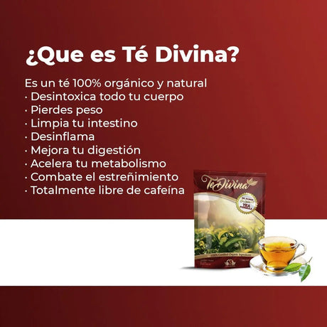 ¿Qué beneficios tiene el Té divina original? precio distribuidor