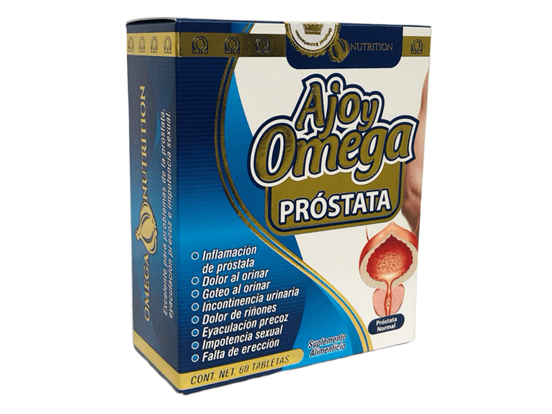 Beneficios del Ajo y Omega Prostata