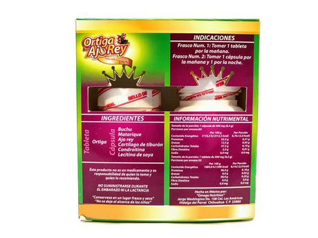 Ortiga más Ajo Rey ingredientes