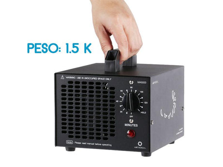 Ozonificador de 5000 mg/h - Tienda Naturista Pronapresa - 5000, alergia, Alergias, antivirus, coronavirus, covid, covid-19, Desinfectante, esterilizador, Esterilizante, generador, Generador de ozono, Herramientas de diagnóstico, Ozonificador, ozono, Ozonoterapia, purificador, Purificador de aire, sanitizador, sanitizante, virus