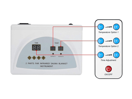 Sábana Sauna Detox Infrarroja Bi-zona - Acelera metabolismo, Adelgazar, Bajar de peso, bajar peso, calor infrarrojo, Celulitis, Circulación, Circulación sanguínea, Desintoxicador, Desintoxicante, Detox, Disminuye inflamación, dolor, dolor crónico, Dolor espalda y músculos, Dolores, Herramientas de diagnóstico, infrarroja, infrarrojo, manta de sauna infrarroja, manta termica, metabolismo, Quemar grasa, Sistema Circulatorio