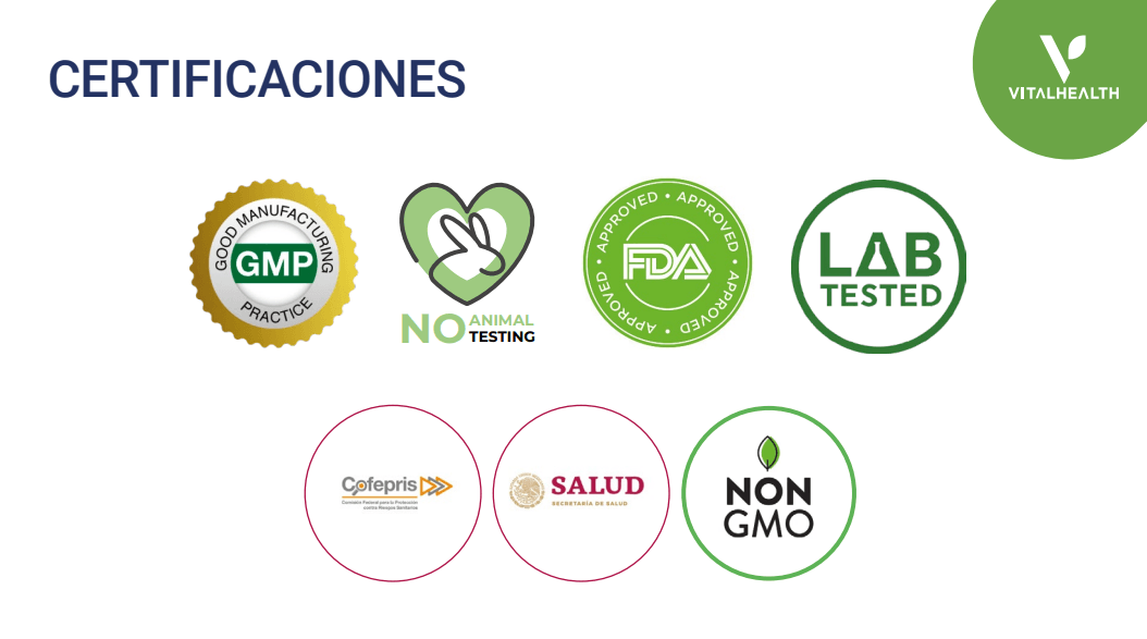 Certificaciones de Vital Health